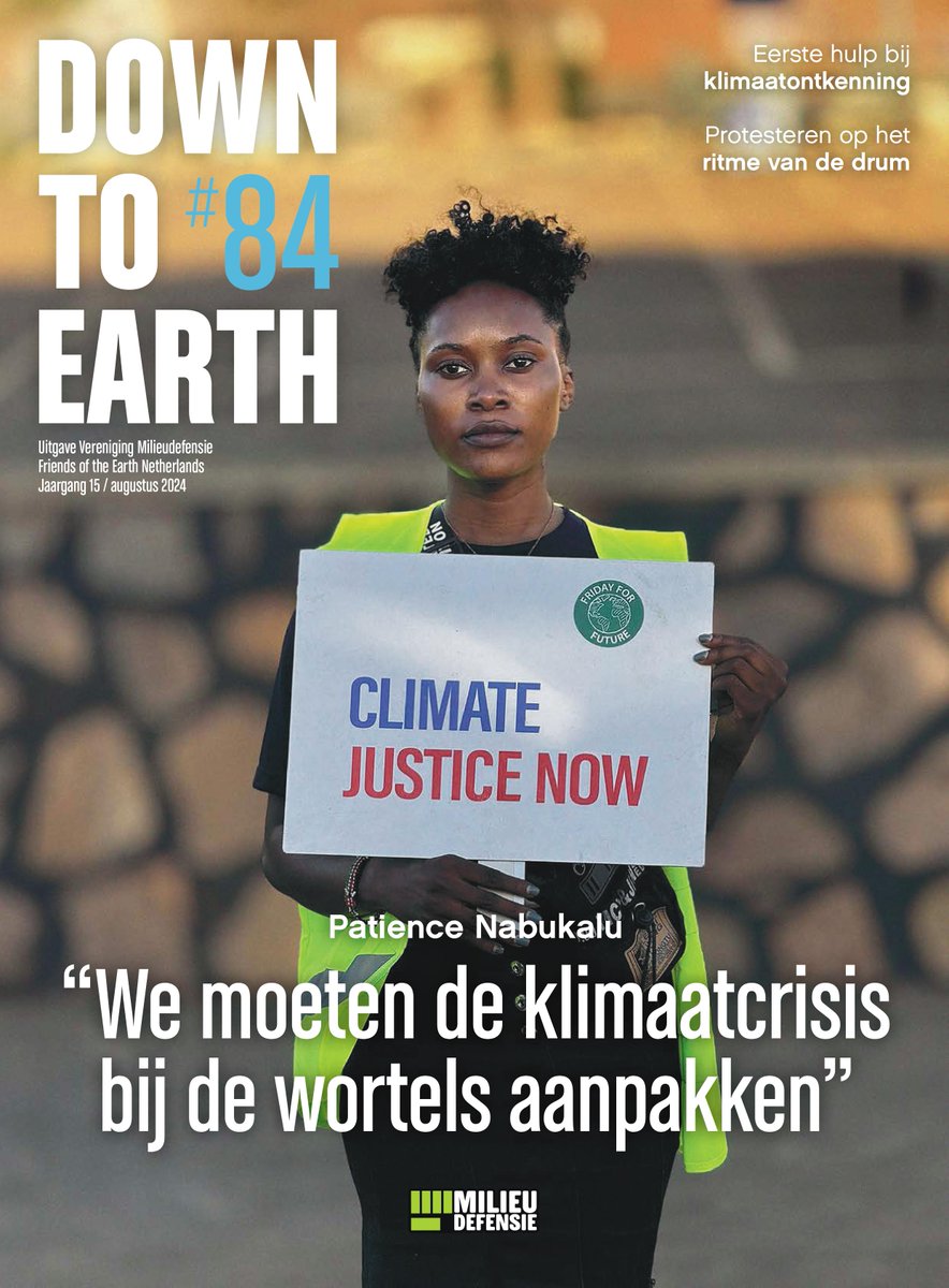 De nieuwe Down to Earth is uit! Met <a href="/patienceNabz/">PATIENCE NABUKALU</a> op de cover. Gratis online te lezen ⤵️
downtoearthmagazine.nl/magazines/down…