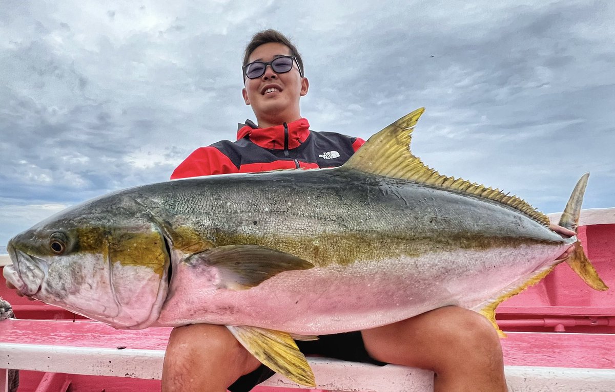 taaaaro1212's tweet photo. 🔥自己記録更新夏マサ29.1kg🔥

あの日から23.7kgの壁を越えようと毎月4〜6回船に乗り諦めず

そして出た夏マサ29.1kg

船長ありがとうございました🙇

#ヒラマサ
#ヒラマサキャスティング
#若鈴丸 https://t.co/Nkk5YN3DD9