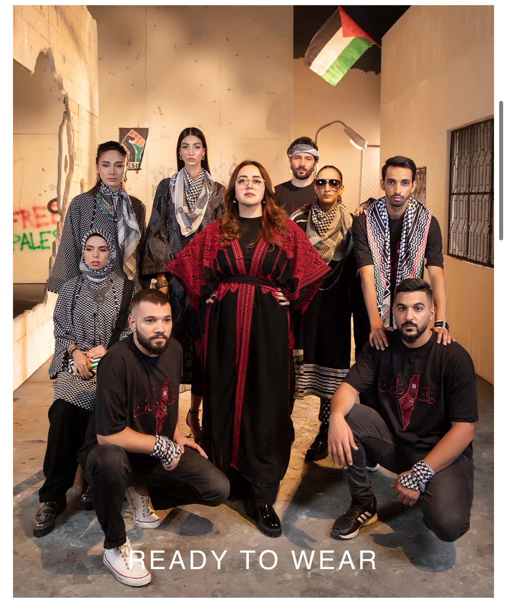 Leena_Ghani's tweet photo. Liberals didn't force Maria B to shoot her "Palestine Pret" collection in what looks like a war-torn area with genocide aesthetics. Did she take inspiration from the Zara campaign? #BoycottMariaB https://t.co/MsMGlo4MZ8