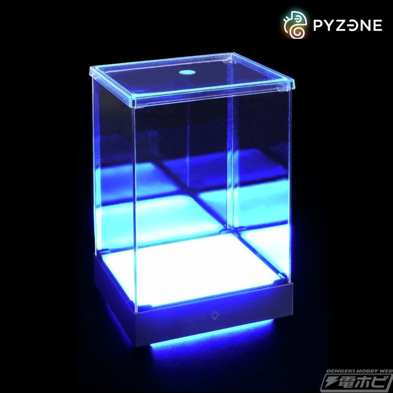 150RP】フィギュアなどを飾れる、7色に光るLED搭載ケース「RGB連結