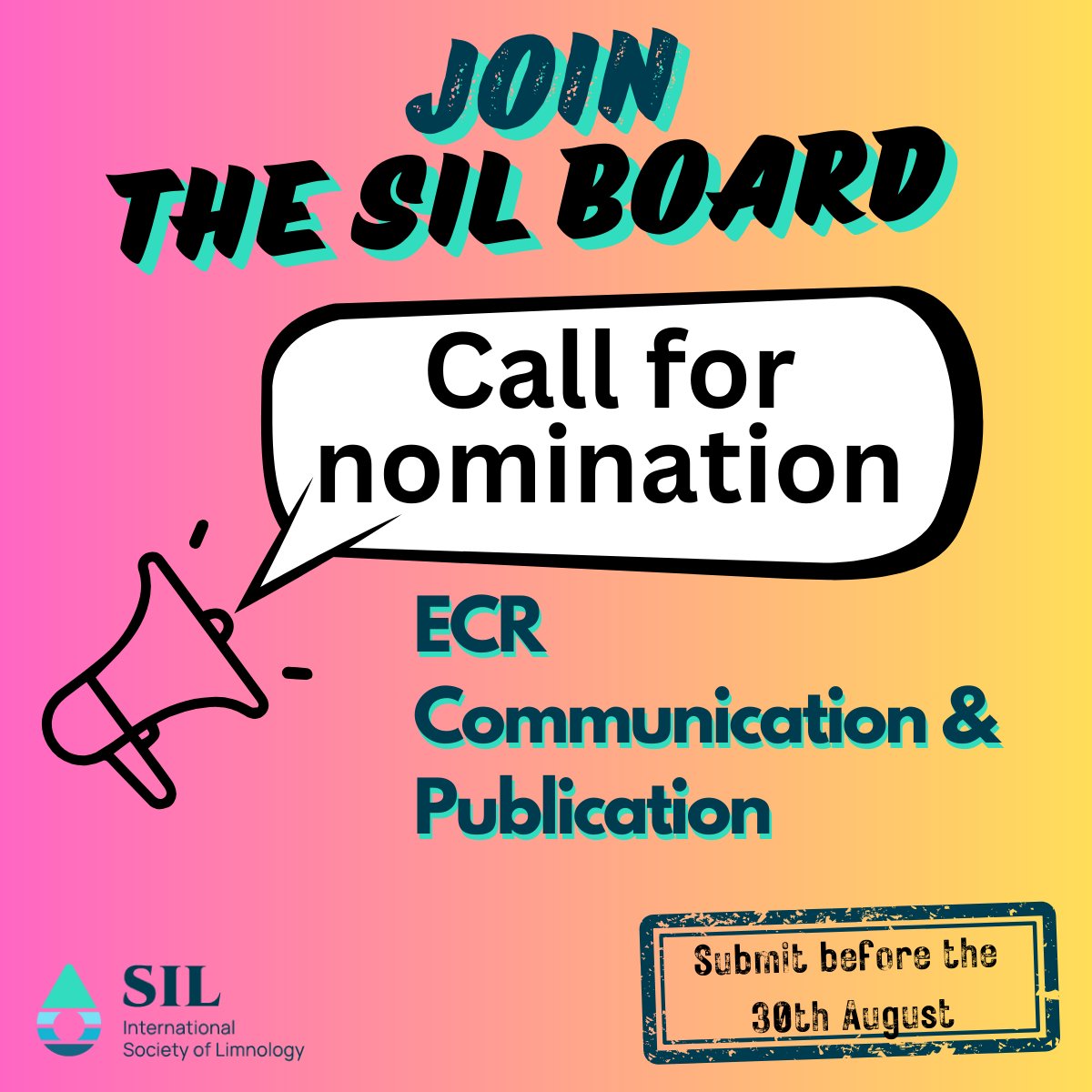 🌎🌍🌏
Are  you a student or ECR interested in communications, social media, and  publications? 
Consider joining the SIL board as our next ECR  representative.
For more information > limnology.org/announcements/…