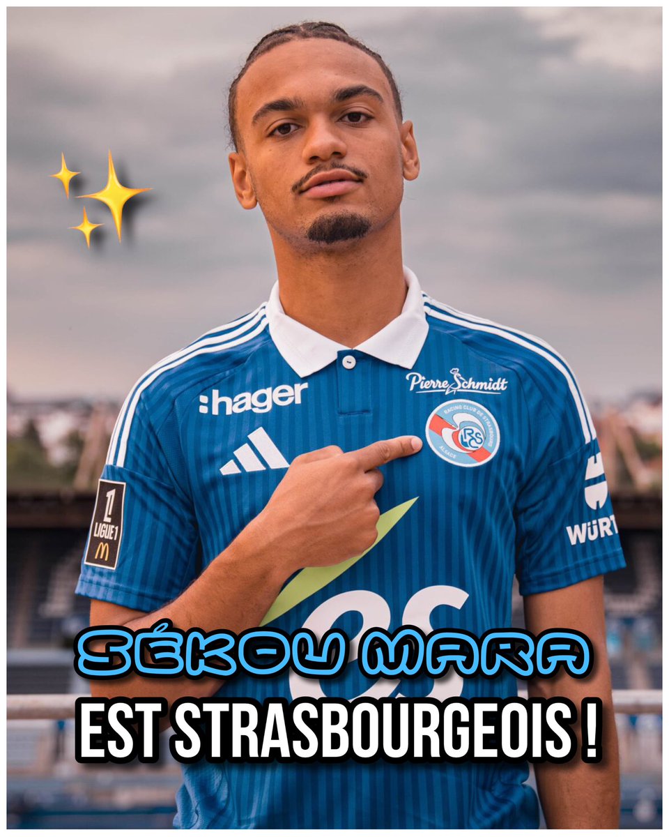 🚨 OFFICIEL : L’ancien Bordelais — Sékou Mara (🇫🇷) s’est engagé jusqu’en 2029 avec le Racing Club de Strasbourg ! 🔥⚡️

👉 Le <a href="/RCSA/">Racing Club de Strasbourg Alsace</a> aura donc débourser environ 12M€ pour s’attacher les services de l’attaquant de Southampton (🏴󠁧󠁢󠁥󠁮󠁧󠁿) !
