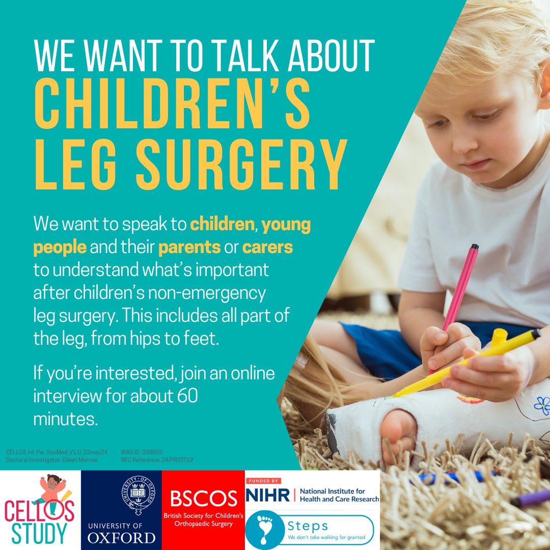 PenCRU (@pen_cru) on Twitter photo Opportunity to help <a href="/NIHRresearch/">National Institute for Health and Care Research</a> <a href="/CELLOSstudy/">The CELLOS Study</a> led by PhD student <a href="/EileenMMorrow/">Eileen Morrow</a> Seeking to interview children, parents and professionals <a href="/NIHRARCs/">NIHR Applied Research Collaborations (ARCs)</a> Opportunity to help <a href="/NIHRresearch/">National Institute for Health and Care Research</a> <a href="/CELLOSstudy/">The CELLOS Study</a> led by PhD student <a href="/EileenMMorrow/">Eileen Morrow</a> Seeking to interview children, parents and professionals <a href="/NIHRARCs/">NIHR Applied Research Collaborations (ARCs)</a>
