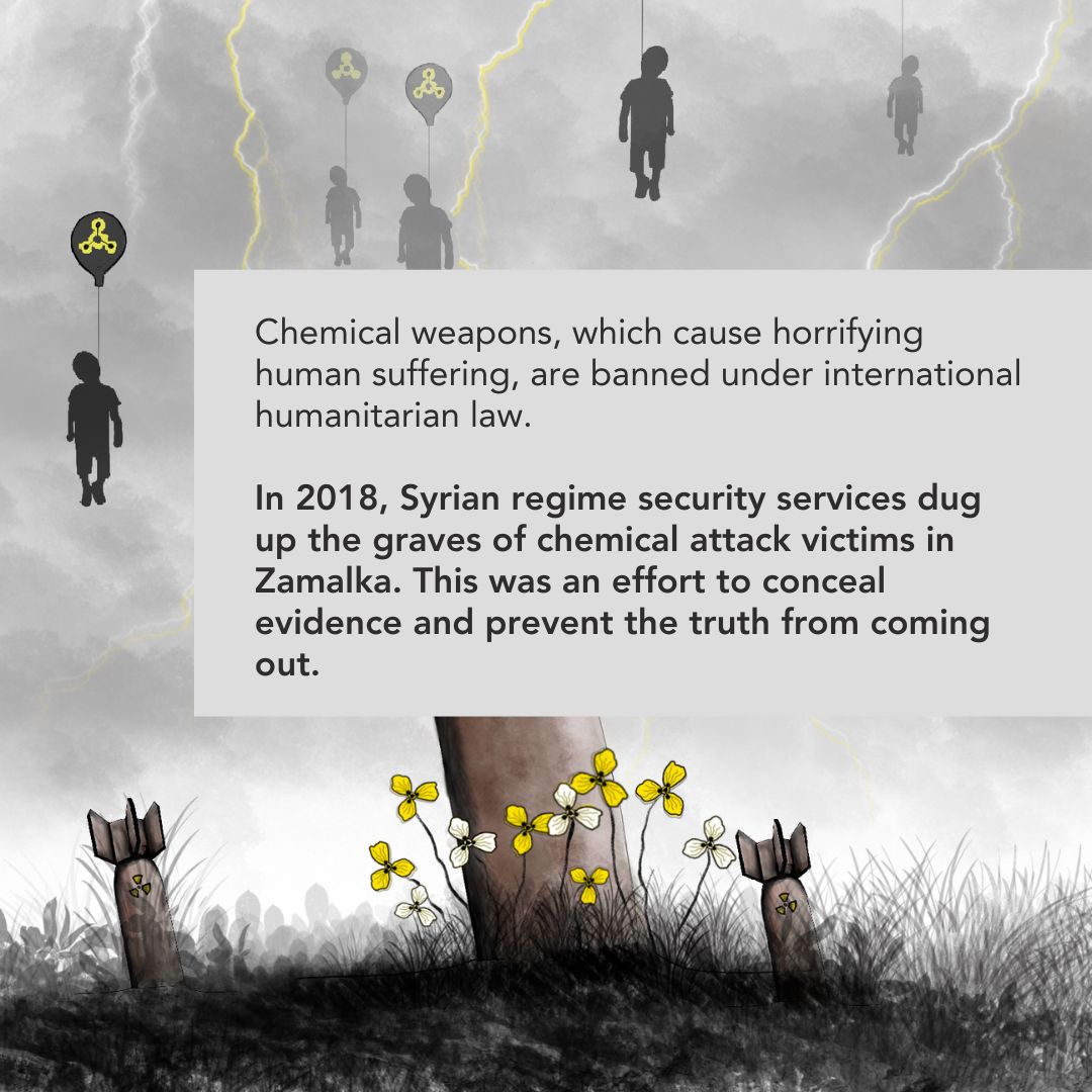 Remembering the victims of the #Ghouta chemical attack who were killed on this day 11 years ago.
Survivors and families of the victims never stopped demanding justice and the perpetrators are still at large. #syria <a href="/ActForGhouta/">Ghouta</a>