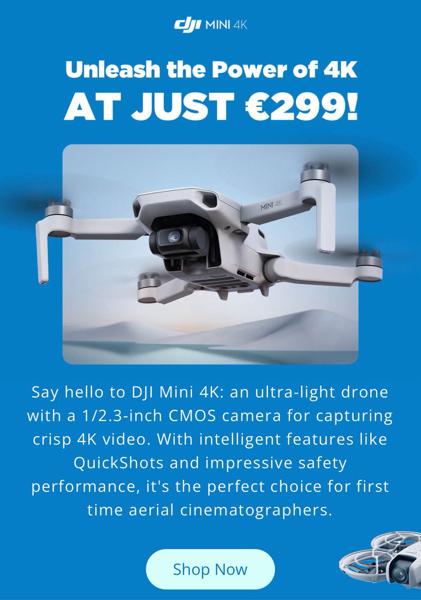 JasperEllens's tweet photo. @DJIGlobal just announced ... a slightly updated #Mini2SE by the new name: the #Mini4K. Also at 299 just like the still-not-announced #DJINEO ...
FYI ... my first info on the #neo was actually Sept 5th and a Aug 29 announcement. Please be patient while we keep finding leaks... https://t.co/zjhs68HA0x