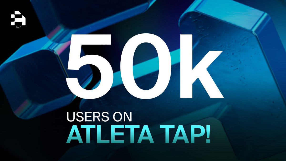 AtletaTAP's tweet photo. ๐คฉAtleta TAP just hit 50K USERS in first day! That's insane!
How many ATLA Points ๐ค have you claimed so far? Show off in the comments!๐ญ
#50kusers #atletatap https://t.co/RxvUMedtlu