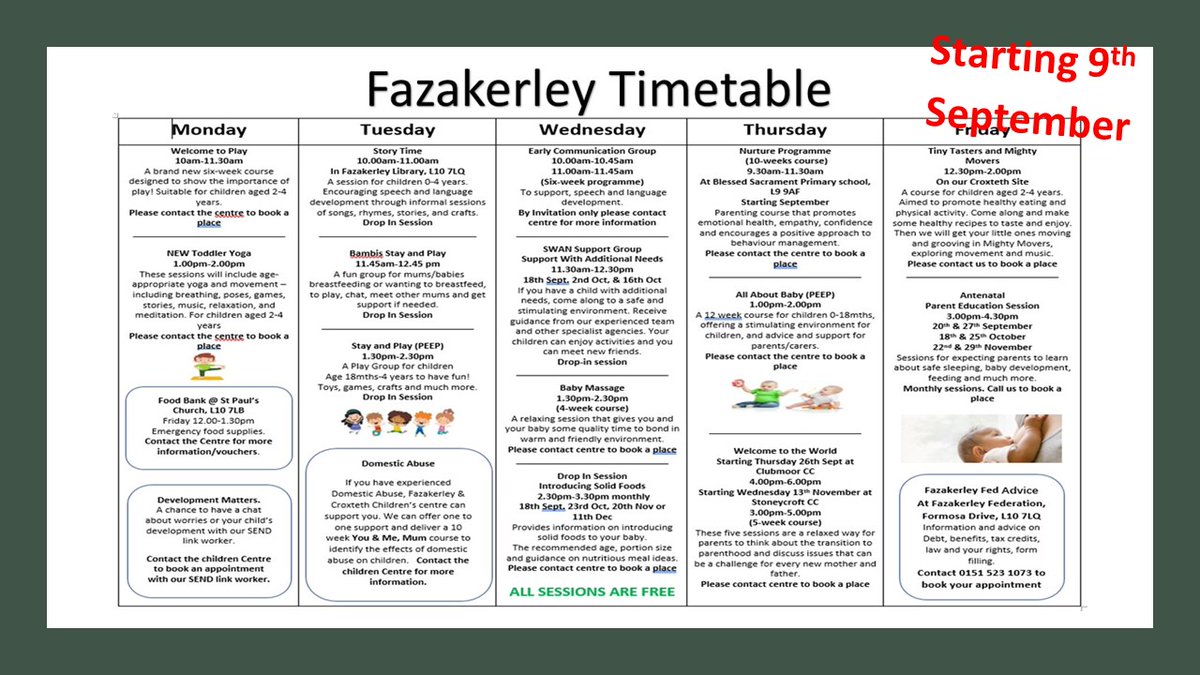 Fazakerley and Croxteth Children's Centre (@fazakerleycroxt) on Twitter photo 