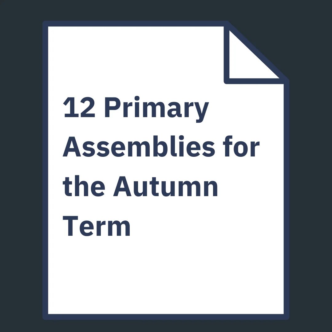 New: Primary Assemblies for Autumn!
12 weeks of ready-to-use plans
Themes: Diversity, Resilience, Change, &amp; more!
Stories: The Lost Thing, Lubna &amp; Pebble...
Save ⏰: 6 hours!
headteacherchat.com/resources/12-p…