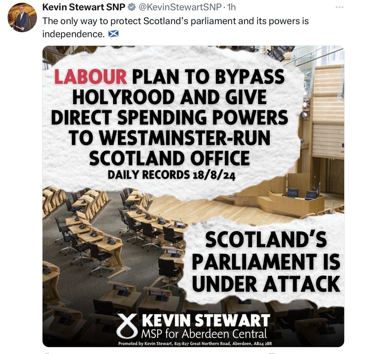 GraemetsmithT's tweet photo. We tried to warn you Scotland 🏴󠁧󠁢󠁳󠁣󠁴󠁿! The Red Tories are now in charge of the #AngloState 🏴󠁧󠁢󠁥󠁮󠁧󠁿 &amp; will be worse than the Blue Tories! https://t.co/ETsxCYrkzO