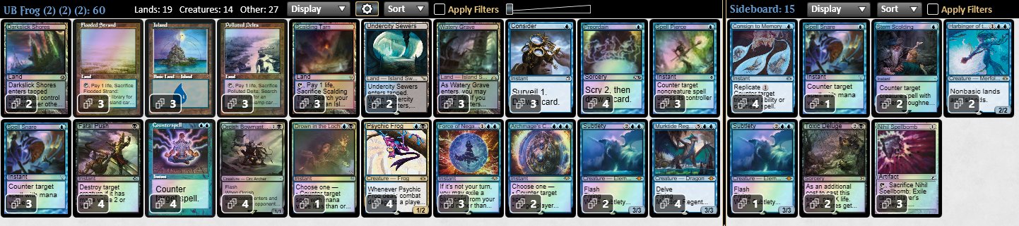 mtg モダン　ディミーアマークタイド　デッキパーツ ディミーアマークタイド | モダン | Mortaa, 2024/07/18, 2024