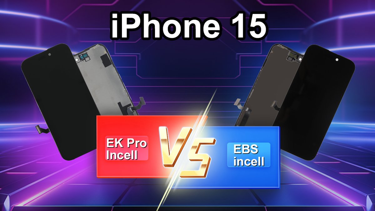 ElekworldSandra's tweet photo. What are the differences between EK Pro Incell and EBS Incell?

EK Pro Incell and EBS Incell are popular brands of screens. 
What are the differences between these two typesin usage? This video will take the iPhone 15 as an example to give you a deeper understanding https://t.co/Eh587tgbtb