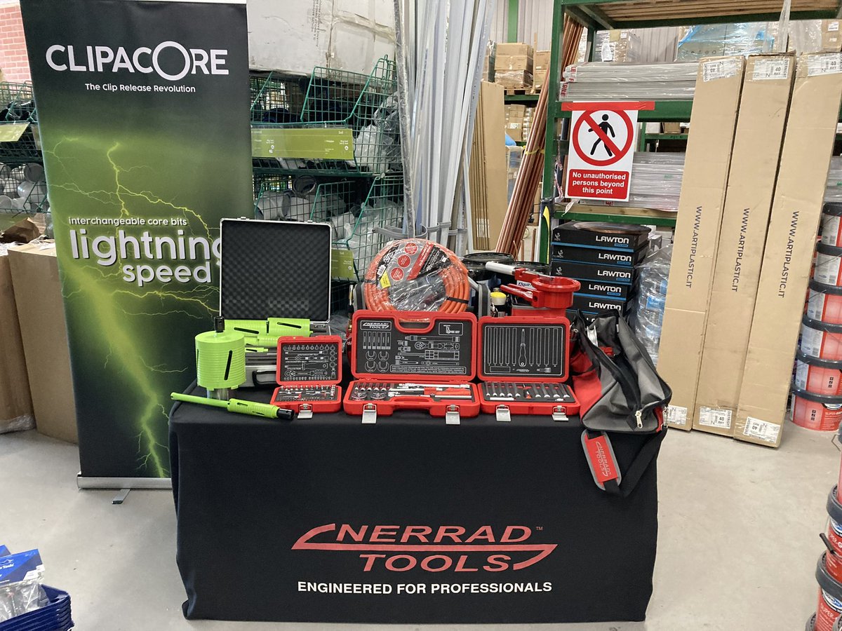 Trade Morning is Underway at Thorncliffe Building Supplies, Rhyl

Pop in if your passing to see the brand new Tapex Expansion Kit, the ClipaCore Range and much more