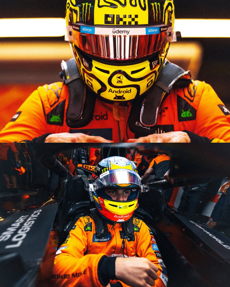 oscarpiestri's tweet photo. 𝐖𝐞’𝐫𝐞 𝐫𝐞𝐚𝐝𝐲 𝐭𝐨 𝐠𝐞𝐭 𝐛𝐚𝐜𝐤 𝐭𝐨 𝐢𝐭. 👊
      We are more than ready to get back on track. Zandvoort awaits us this weekend. Let's go! 🏎️💨 https://t.co/XRvYbLaWEx