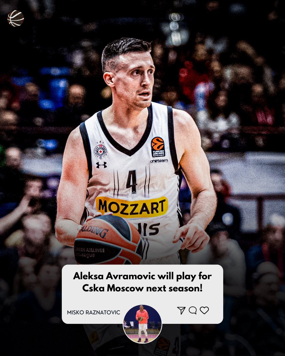 bballmaniacs_'s tweet image. As @MiskoRaznatovic said Aleksa Avramovic will play for Cska Moscow next season🔥

#basketballmaniacs #basketball #avramovic #cska