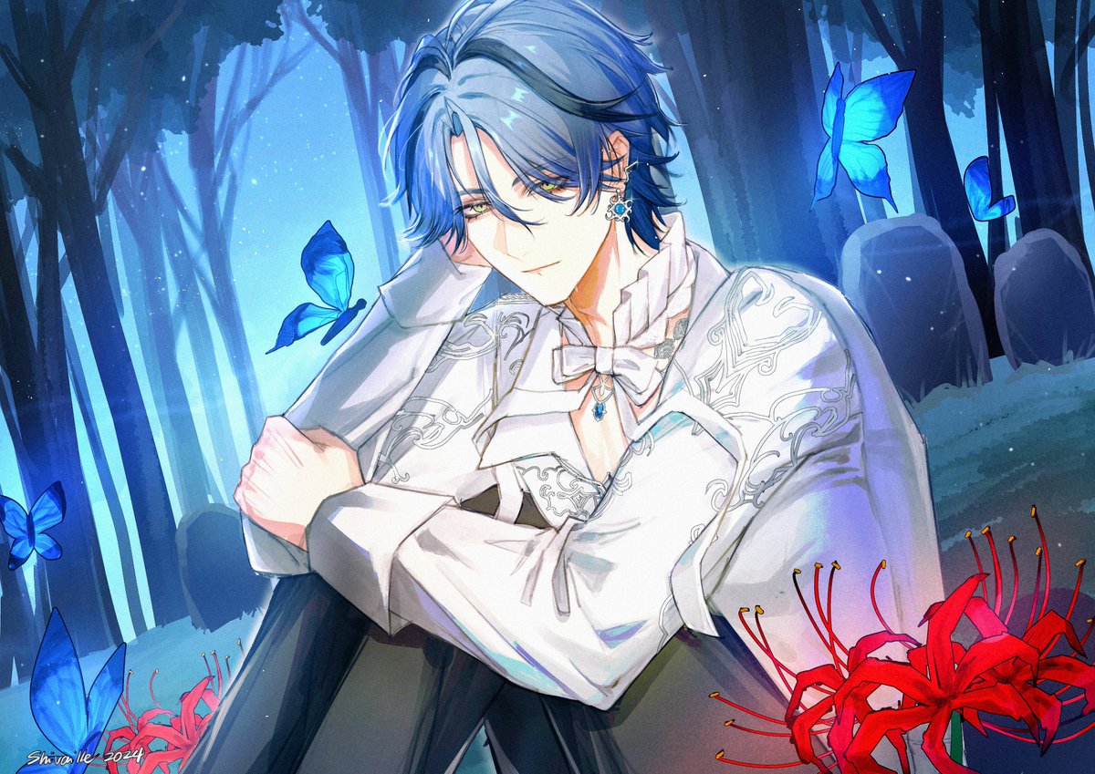 — this is my parting gift to you , hex haywire . i'm happy to be part of your journey . hopefully we'll meet again in a different timeline .

art credits: <a href="/shivaille_/">SV_🍁</a> (thank u so much shivaille !) 🖤 #Hexhibition #HexHaywire