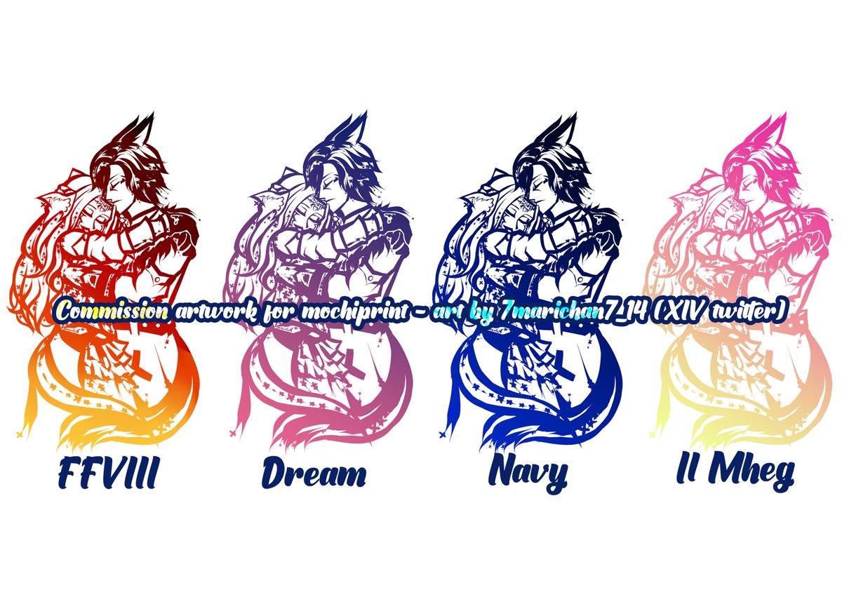 🌟FF8 logo art c0mm for <a href="/mochiprint/">Mochi Print 🍡 Studio</a>  🌟

Done back in May, I couldn't show it until now. And she was the first person to ask me for FF8 logo arts after seeing my sheet for Estillaris, so you all should be grateful to her😉

Nuevamente feliz aniversario 💋 #FFXIV