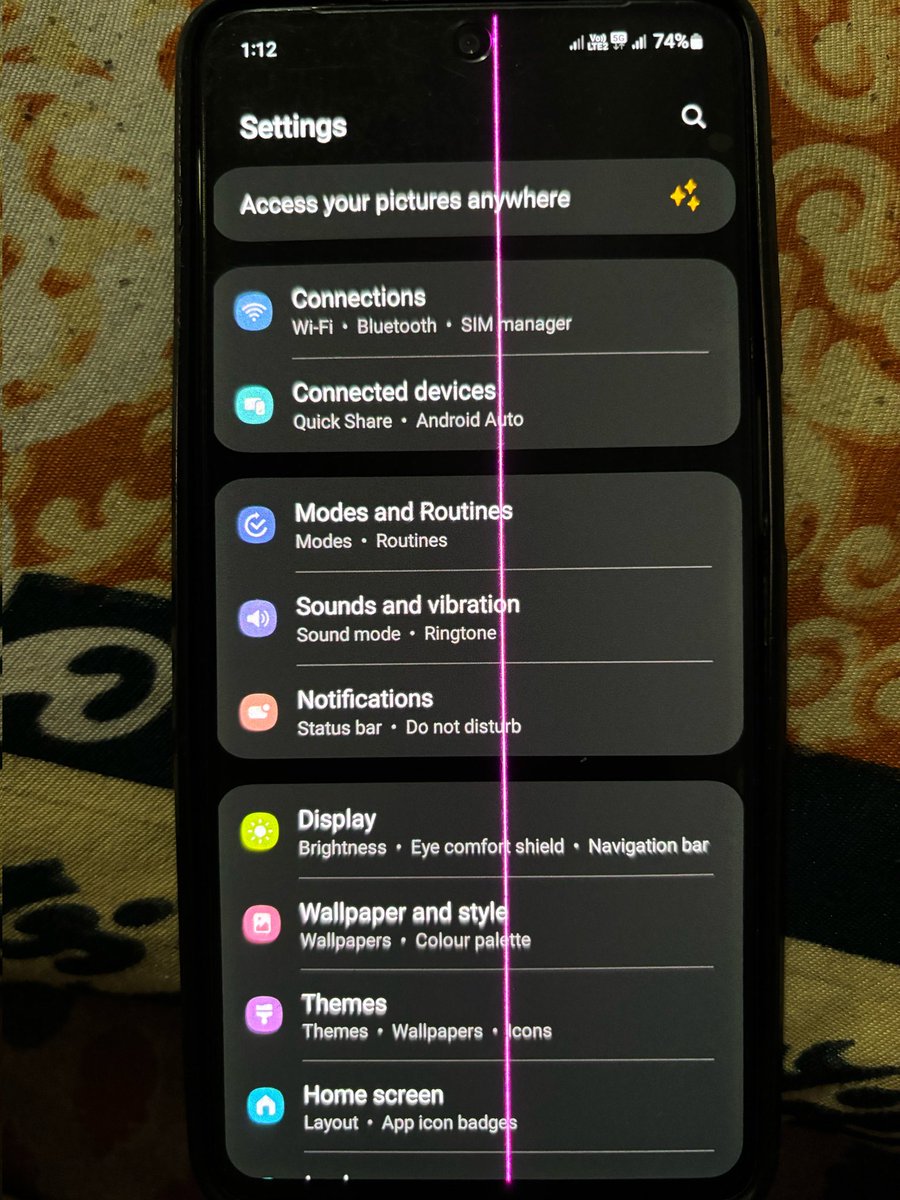 error_101_01's tweet image. UNACCEPTABLE CUSTOMER SERVICE! 2 months &amp;amp; still no fix for pink line issue! Demand: permanent solution, FREE screen replacement (manufacturing defect) &amp;amp; formal apology! @SamsungIndia , make it right! @jagograhakjago #Samsung #PinkLineIssue #FixItNow #FreeScreenReplacement