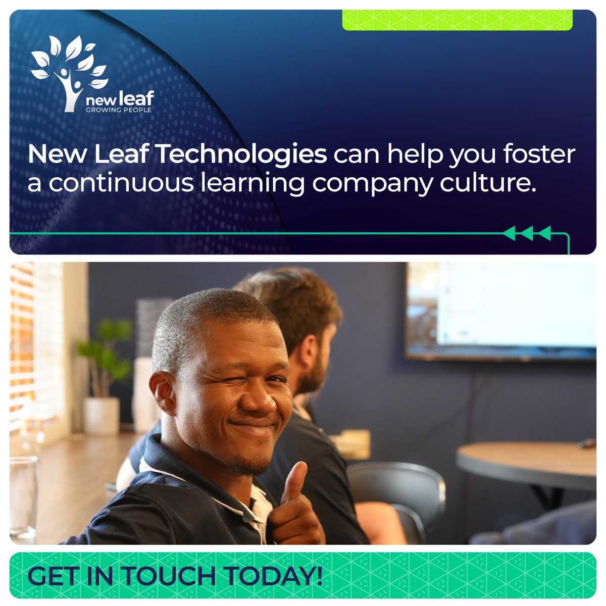 NewLeafTechSA's tweet photo. If your employees aren’t meeting their full potential at work, chances are they’re going to start feeling unfulfilled.

Remember, a learning culture isn't built overnight. It requires consistent effort, clear communication, and a lead-by-example commitment from top management. https://t.co/MD7xxCS8pE