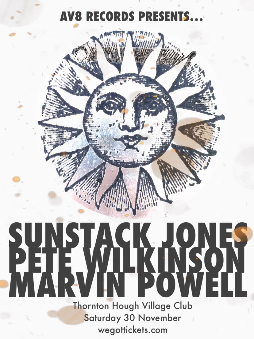 ThorntonHoughVC (@thvclive) on Twitter photo Thrilled to announce that <a href="/sunstackjones/">sunstack jones</a> play Thornton Hough Village Club 30/11. Pete Wilkinson & <a href="/marvpowellmusic/">Marvin Powell</a> make up an amazing triple bill. Tickets from wegottickets.com/thorntonhoughv…. Thrilled to announce that <a href="/sunstackjones/">sunstack jones</a> play Thornton Hough Village Club 30/11. Pete Wilkinson & <a href="/marvpowellmusic/">Marvin Powell</a> make up an amazing triple bill. Tickets from wegottickets.com/thorntonhoughv….