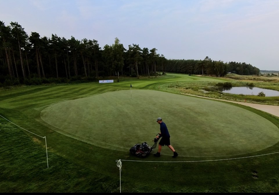 Josh Smith (@joshsmith_gk) on Twitter photo Practice days and Pro AM set up complete for the Danish Golf Championship. Can’t wait for the tournament to start now and would like to thank <a href="/greenkeeper1/">Spencer Lloyd-Pye</a> & <a href="/LubkerGolf/">Lübker Golf Resort</a> for the opportunity to volunteer for this event. Practice days and Pro AM set up complete for the Danish Golf Championship. Can’t wait for the tournament to start now and would like to thank <a href="/greenkeeper1/">Spencer Lloyd-Pye</a> & <a href="/LubkerGolf/">Lübker Golf Resort</a> for the opportunity to volunteer for this event.