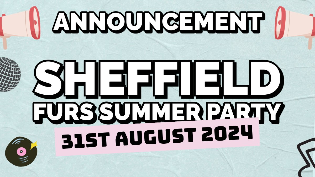 djinnbanter's tweet image. 🚨ANNOUNCEMENT 1 OF 3🚨

I'm excited to be DJing at the Yorkshire Furs Summer Party!  @YFSummerParty #YFSummerParty

Saturday, August 31st at Bar One, Sheffield

2 MORE ANNOUNCEMENTS TO GO👀🔔