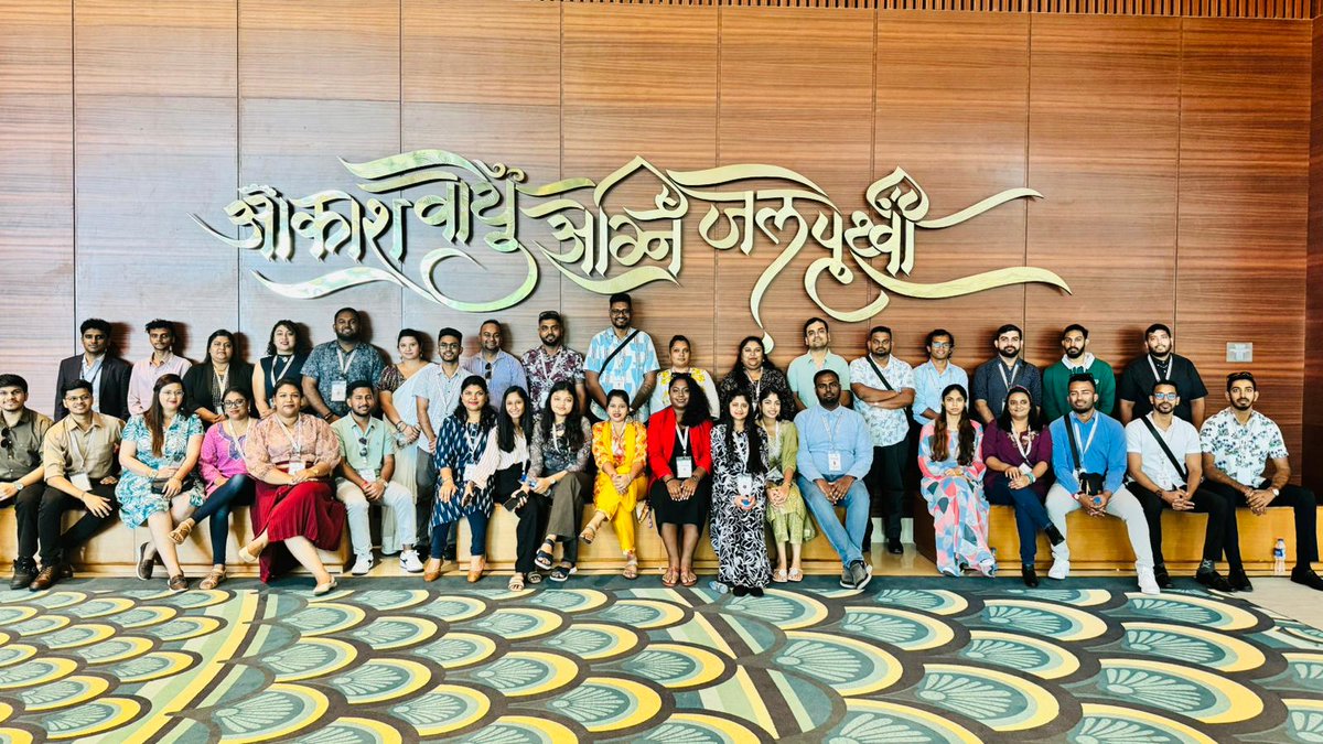 diaspora_india's tweet image. Participants of the #76KIP had an enriching &amp;amp; memorable visit to Bharat Mandapam. They explored India's #culturalheritage and #architecturalsplendor. The Mandapam hosted several landmark events during India's G20 Presidency.
#indiandiasporaconnect 
#IndianHeritage
@VikramMisri