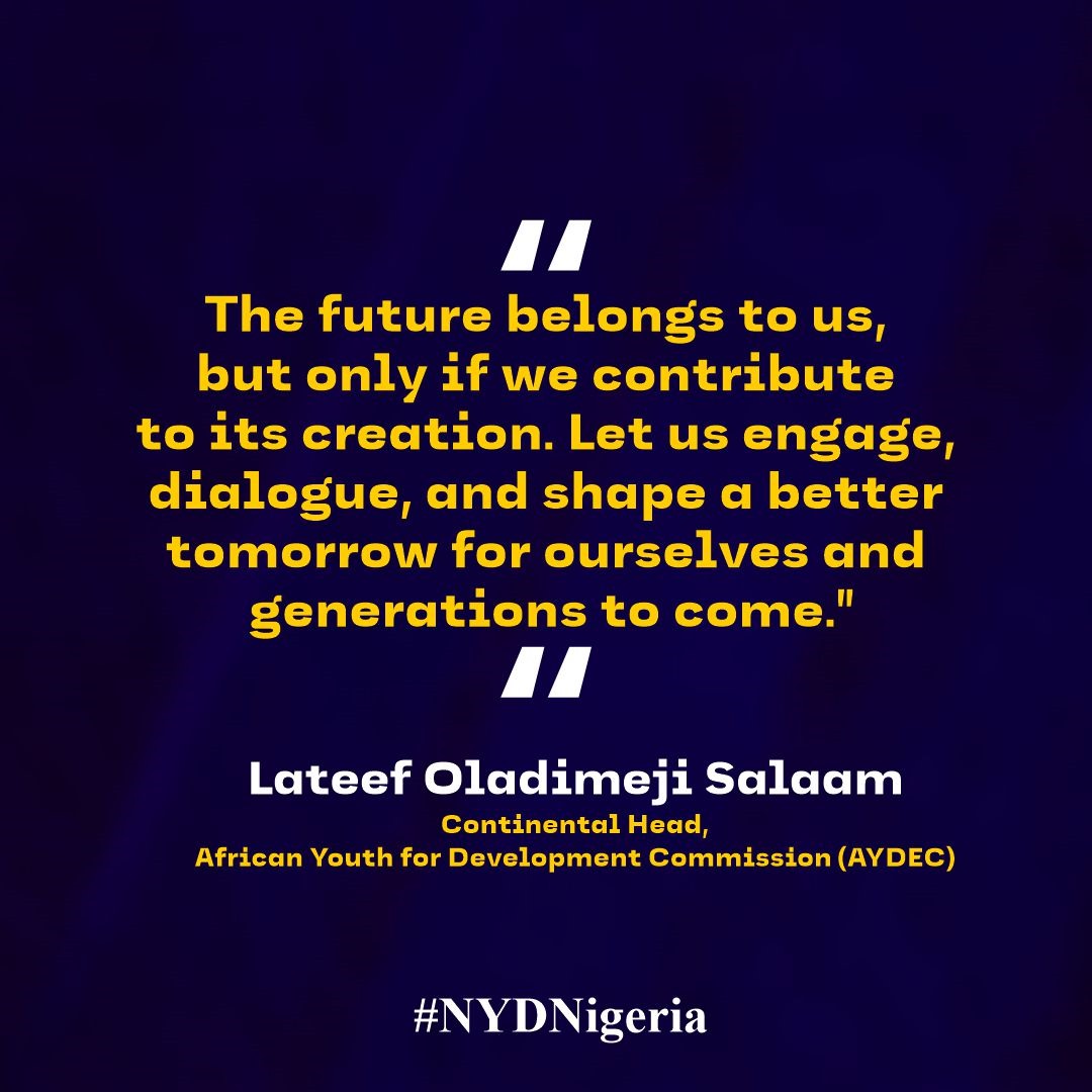 Nudget on the forthcoming #NationalYouthDialogue