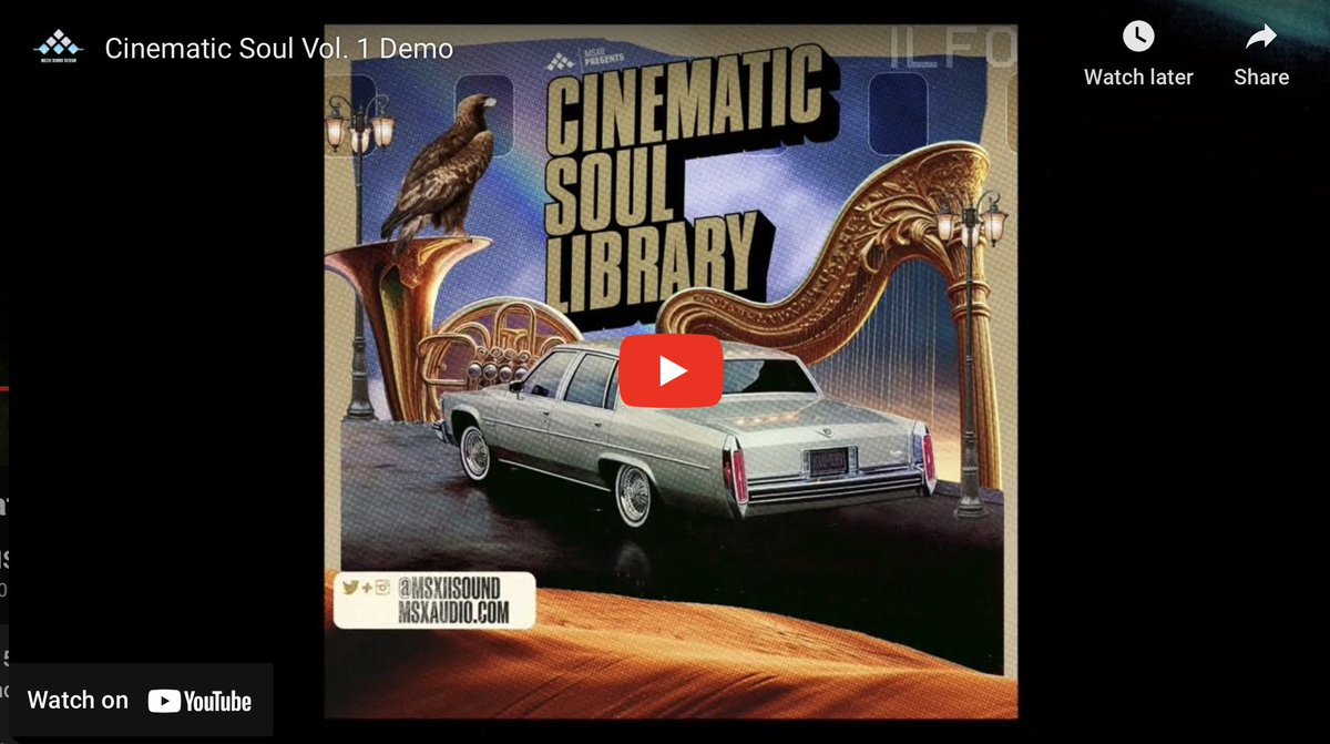 Introducing Cinematic Soul Vol. 1 - mailchi.mp/msxaudio/cinem…