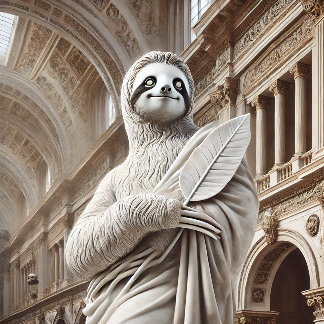 SlothanaCoin's tweet photo. A masterpiece reimagined. 🦥 

#crypto #slothana #communityfirst https://t.co/1PlgQxtS3q