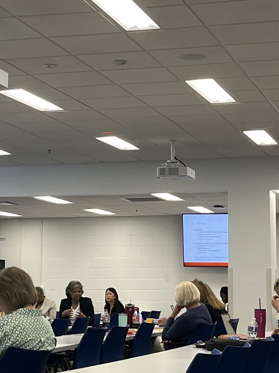 Last week, SBHC planning grantees participated in a workshop focused on sustainability, implementation, and business plans. Grantees are able to move forward with plans thanks to government dollars received from GADOE. 
<a href="/DeborahArvette/">Deborah H.</a> <a href="/DocTerriTweets/">Dr. Terri McFadden</a>