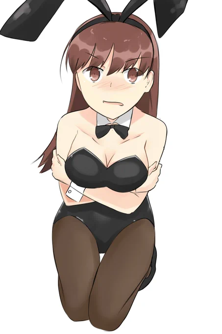 大井「たま私にこんなの着せて・・・」 #バニーの日 