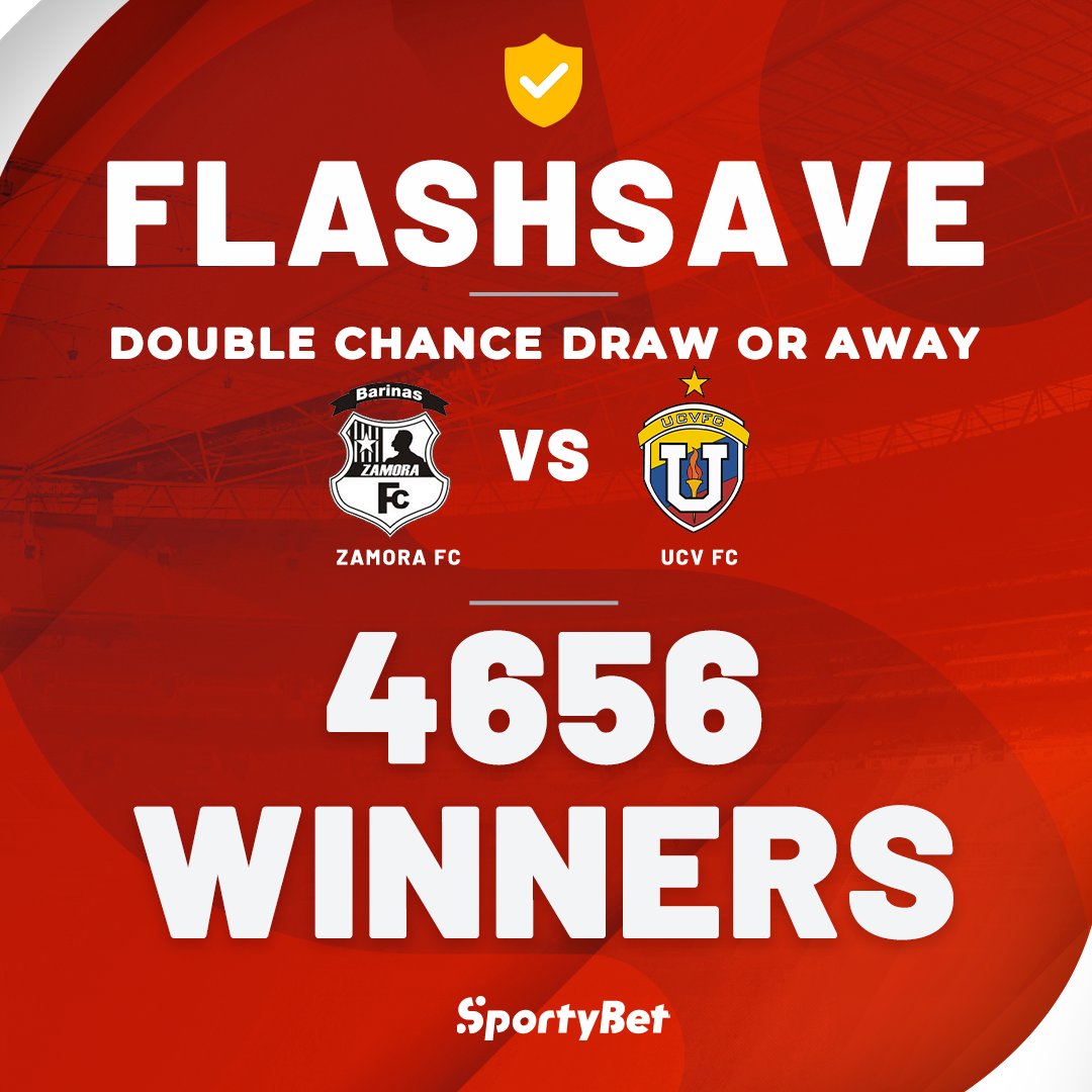 sportybetgh's tweet photo. 🚨FlashSave Alert! ⚡
️
WHAT A COMEBACK! 😱

Yesterday, 4,656 SportyBet users WON their "Draw or Away" selection before Zamora FC pulled off a stunning comeback from a 0-2 deficit in the 94th minute! 🔥

Have you experienced a FlashSave win yet? 🤔

#FlashSave #SportyBet #Sports https://t.co/2xGMm67p4i
