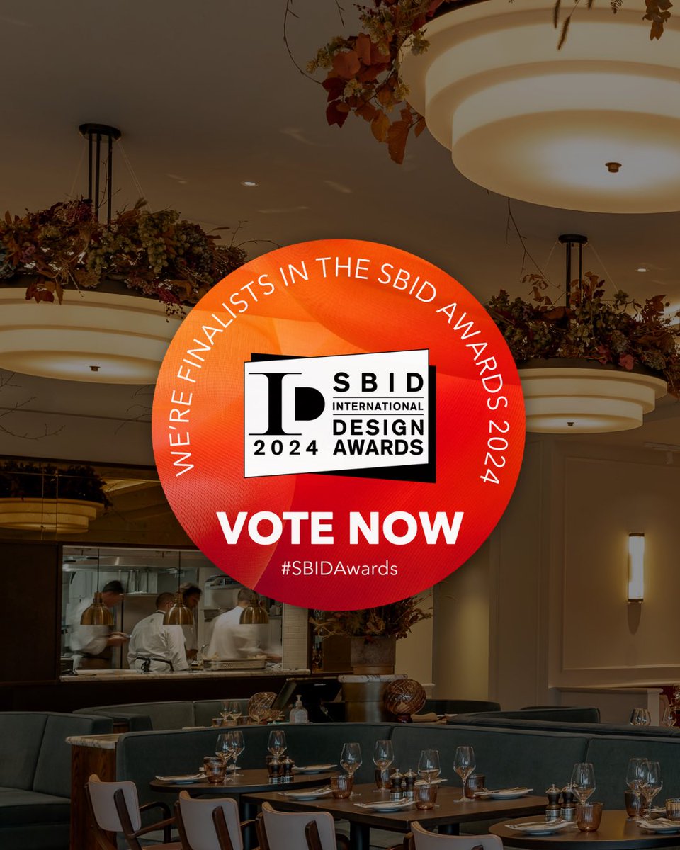 Very proud that Sam’s Waterside in Brentford is up for Design Award- love you to vote for us! sbidawards.com/award-entries/… #restaurantdesign #hospitality #localbusiness #Brentford #westisbest