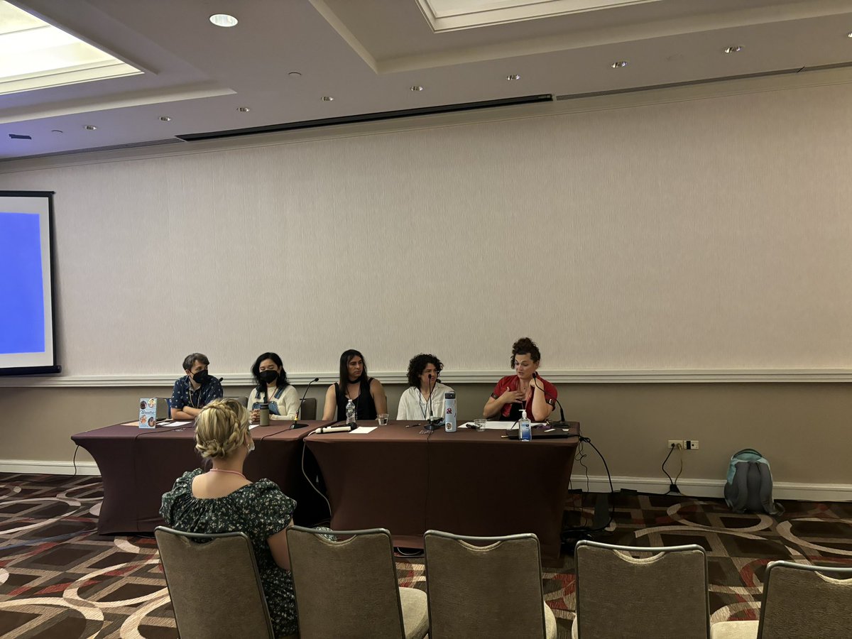 Phil Falco (@philfalcowrites) on Twitter photo The <a href="/TranscendComics/">Transcending Comics</a> Panel at <a href="/FlameCon/">๐ฅ Flame Con @ Flame Con ๐ณ๏ธโ๐</a> was an amazing discussion about #trans representation in comics. We really enjoyed being in the audience for this one!
<a href="/TomiTrembath/">Tomi Trembath</a> is a killer host, as always! And it was so cool to see my brother <a href="/literary_dandy/">literary dandy</a> on stage talking comics! The <a href="/TranscendComics/">Transcending Comics</a> Panel at <a href="/FlameCon/">๐ฅ Flame Con @ Flame Con ๐ณ๏ธโ๐</a> was an amazing discussion about #trans representation in comics. We really enjoyed being in the audience for this one!
<a href="/TomiTrembath/">Tomi Trembath</a> is a killer host, as always! And it was so cool to see my brother <a href="/literary_dandy/">literary dandy</a> on stage talking comics!