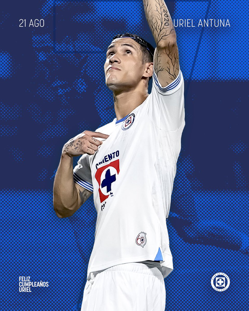 ¡FELICIDADES A NUESTRO 7️⃣! 💙

Que pases un gran cumpleaños, Uri. 🥳

#AzulDePorVida