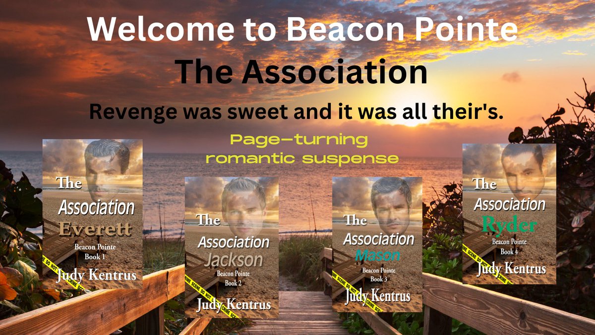 JudyKentrus's tweet photo. The carefree lives of four sixteen-year-olds were changed forever when they witnessed a cold-blooded murder. https://t.co/O7qaiuQi7D #romanticsuspense #beaconpointe #smalltown #secondchanceromance #actor #principal #reporter #cop #mysteryromance #specialprice #fourbookseries https://t.co/j2YpfqjYN4