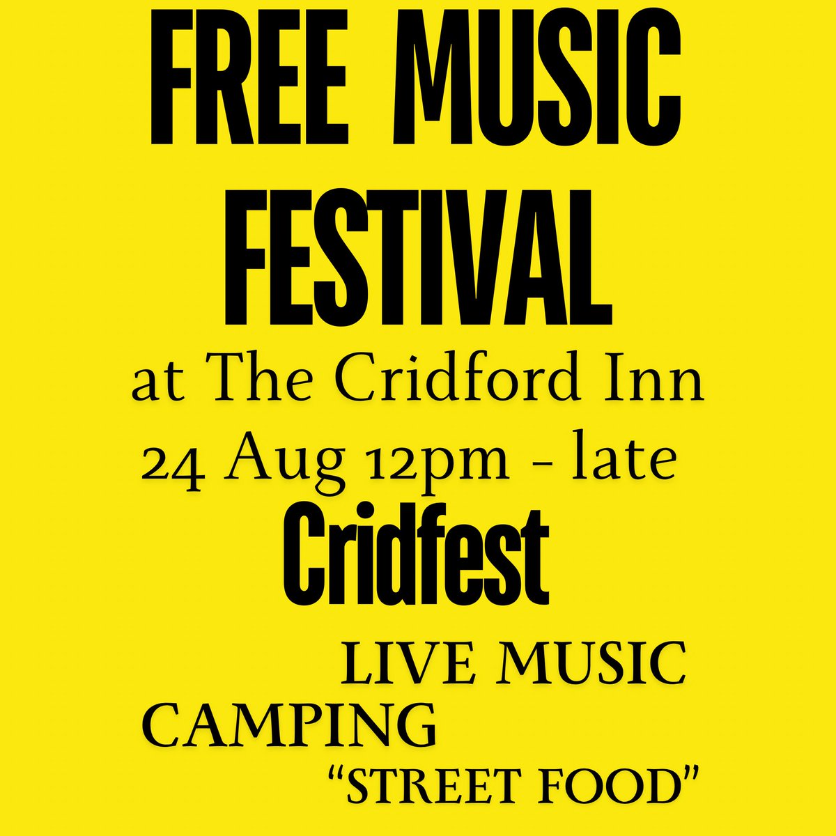 Cridford Inn tweet media