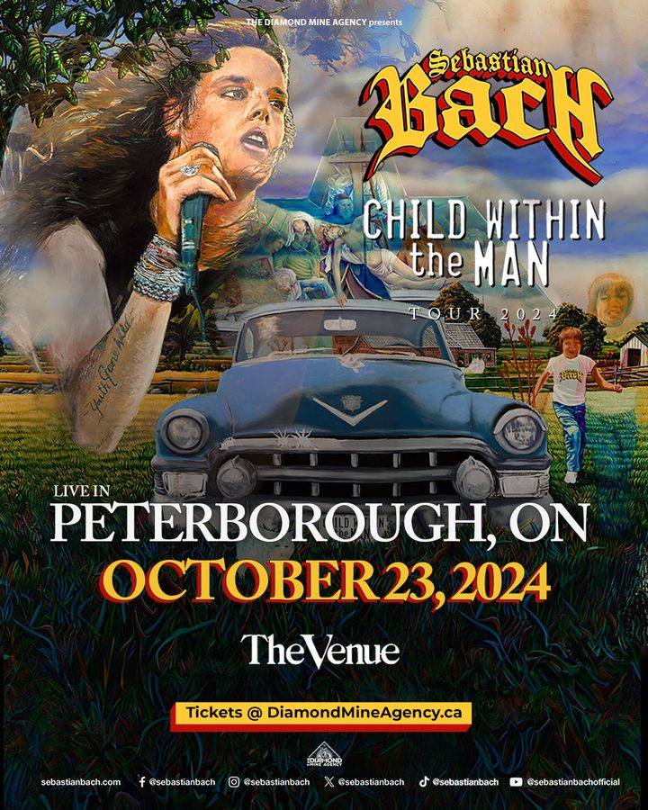 Canadian Rock n' Roll legend Sebastian Bach is bringing his "Child Within the Man" Tour to our stage on October 23rd presented by <a href="/DiamondxMine/">TDMA⚒</a>.

GET YOUR TICKETS! eventbrite.ca/e/sebastian-ba…

Artist Presale / VIP Meet &amp; Greets: Aug 22nd @ 10am
General Admission: Aug 23rd @ 10am