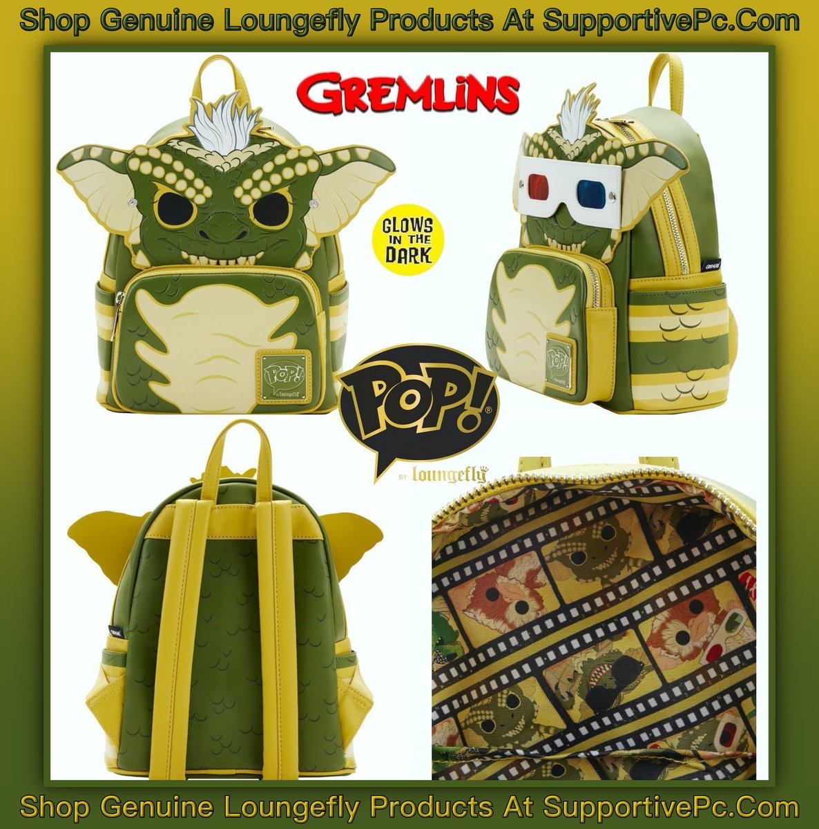 supportivesols's tweet image. Supportive Solutions Sunday Spotlight! ⭐️

Pop! By Loungefly Gremlins Stripe With 3D Glasses (Glow In The Dark) Mini Backpack - Authentic, New With Tags:
supportivepc.com/funko-pop-by-l…

#Loungefly #Backpacks #MiniBackpacks #Bags #Wallets #Gremlins #PopCulture #Shop #AU #Australia