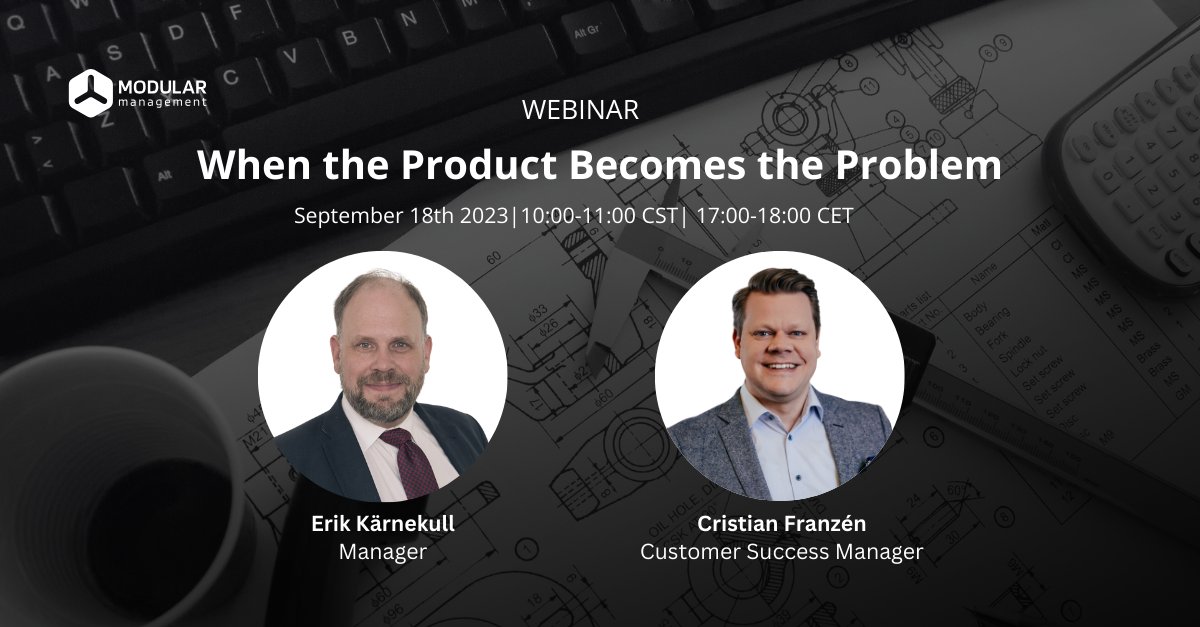 Are you overwhelmed by a complex product portfolio?
Join our upcoming webinar tailored just for you!
📅 Date: September 18th, 2024
⏰ Time: 10:00-11:00 CST | 17:00-18:00 CEST
Register here: hubs.ly/Q02M25bf0
#ModularManagement #ProductManagement #Webinar2024