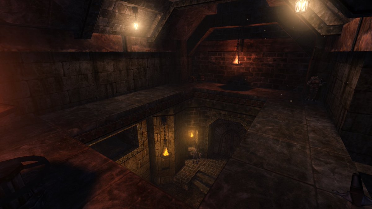 Krull0r's tweet photo. Hey👋🏻

I would like to share some progress screenshots of the redux version of DasaPass.😃

Instead of having only yellow lights in the level I try to mix some red to the tone. Some areas will also feature bits of caves with blue glowing tarydium crystals.💎

#UnrealRedux
#Unreal https://t.co/skcdoNOGZv