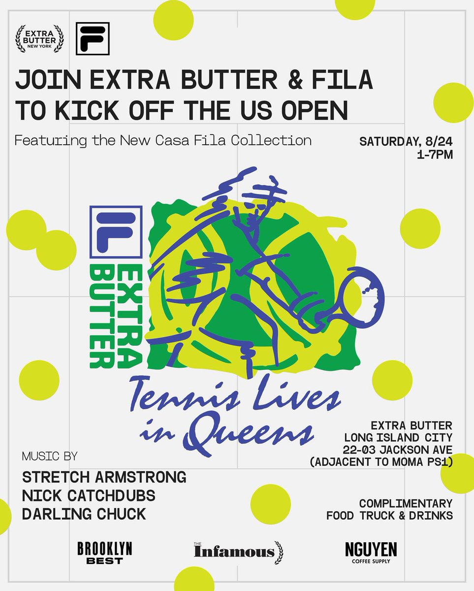 got a dope event with <a href="/StretchArmy/">Stretch Armstrong</a> <a href="/catchdini/">N*I*C*K</a> and <a href="/darlingchuck/">Darling Chuck</a> at <a href="/ExtraButter/">Extra Butter</a> in LIC on saturday. slide thru y’all!