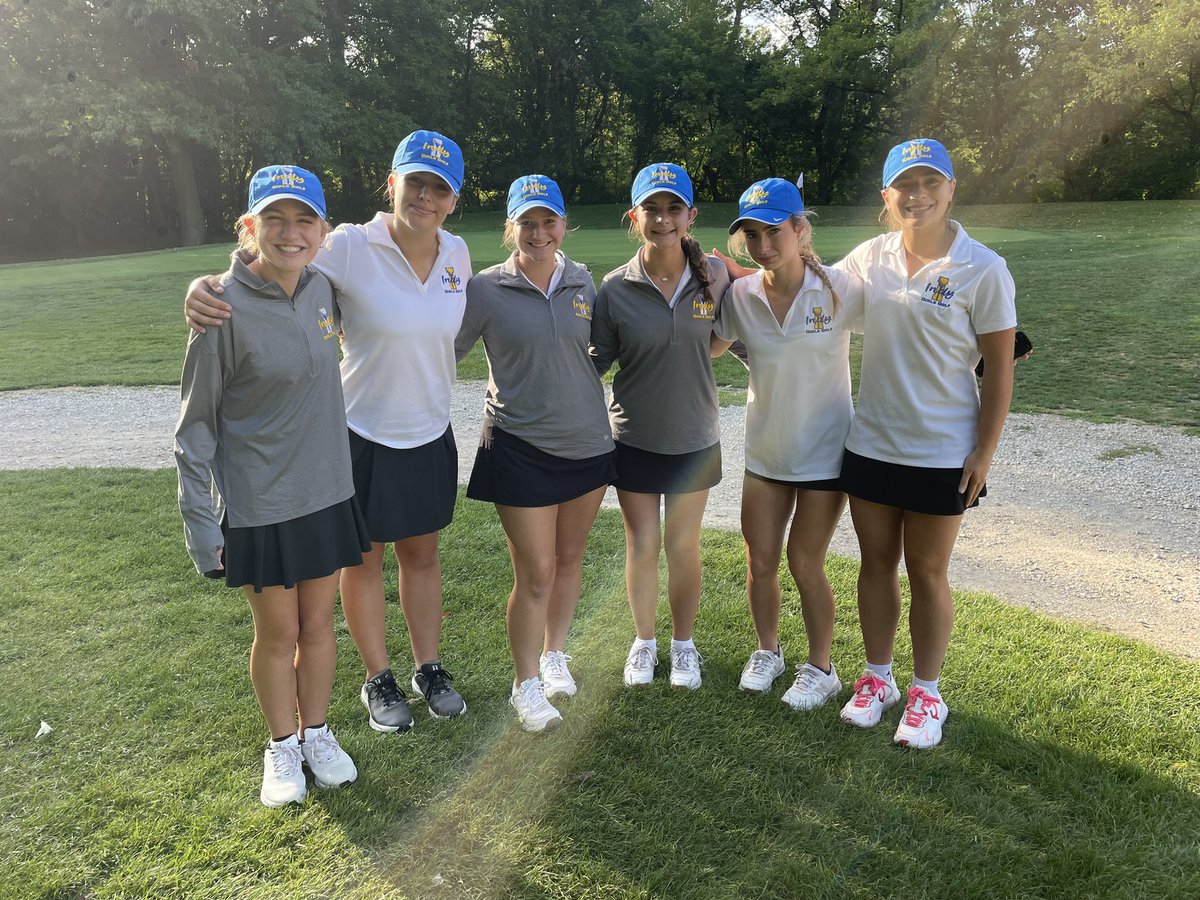 Yesterday we played in a tri-match versus Orange and Fairview. Macey shot a 38, Olivia a 54, Jamie a 55, and Abbey a 57 for a team score of 204. Maddie and Ellie also played shooting 58 and 60.