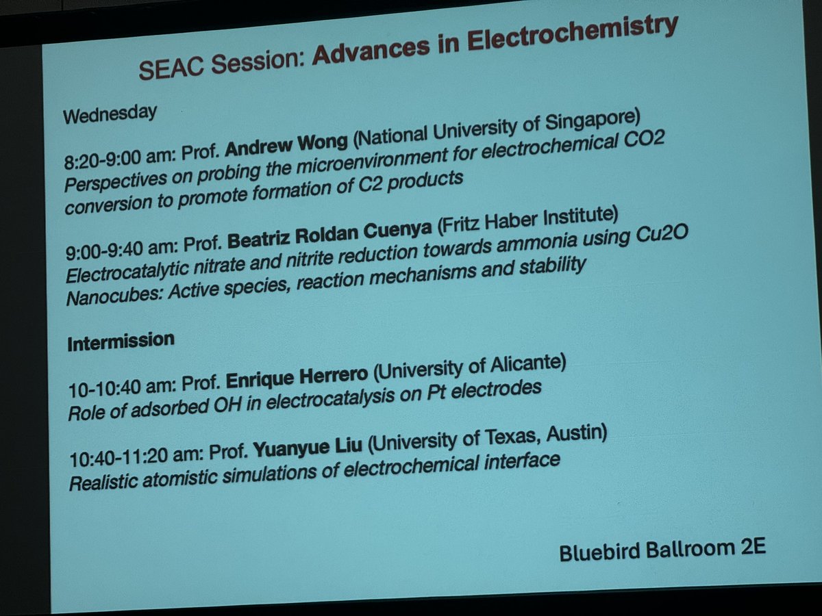 Come to the SEAC symposium for some exciting talks! Bluebird Ballroom 2E at #ACSFall2024