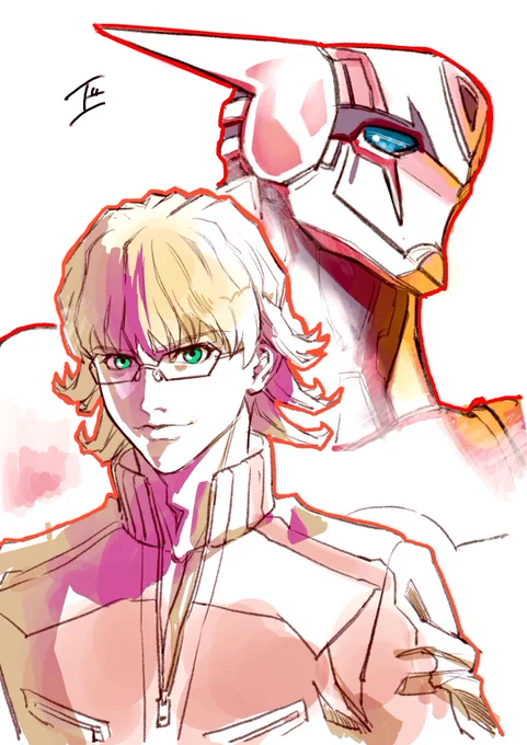 バニーと言ったらバーナビーの日だよなあ!と思って、今し方バーナビーを描いた #バニーの日