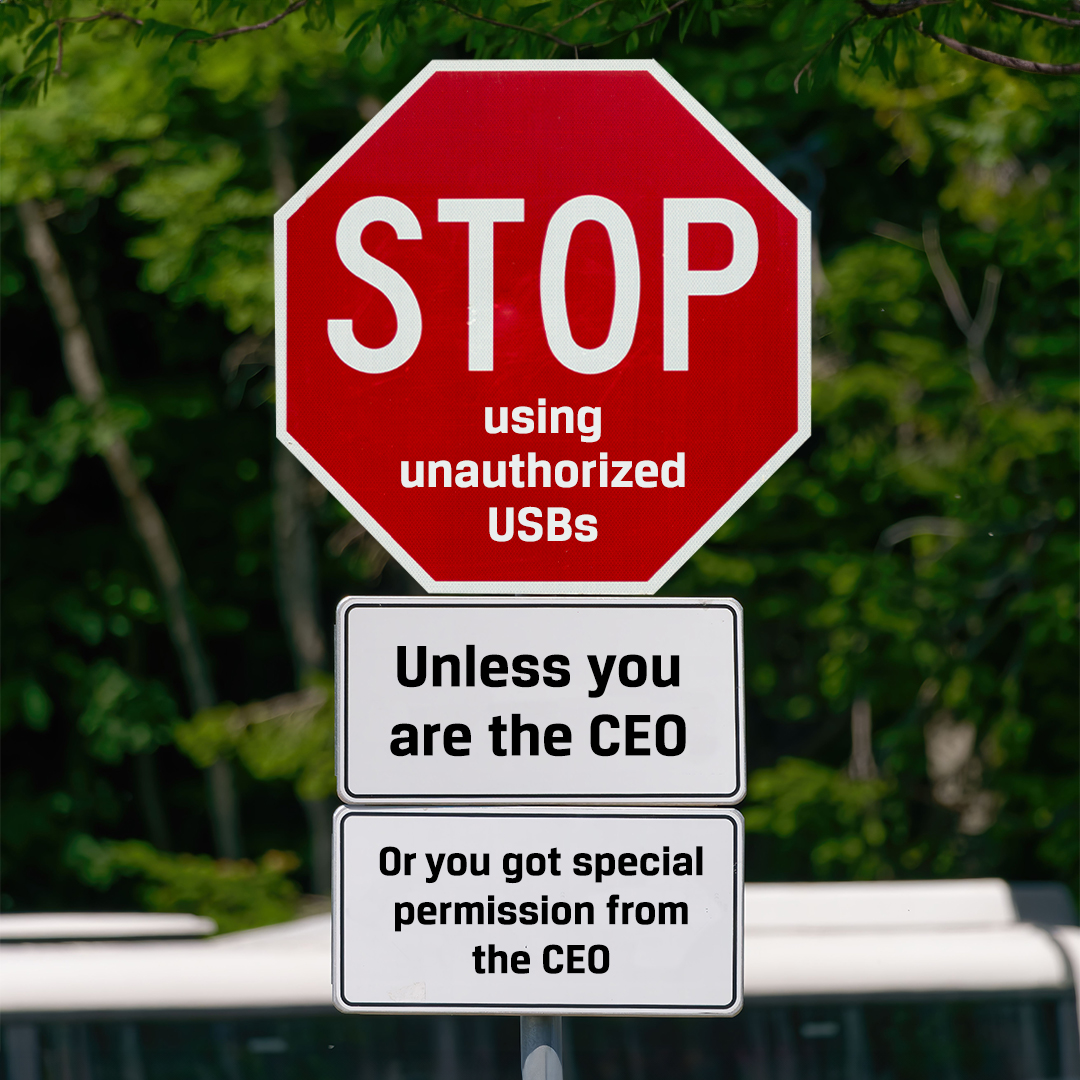 KingstonTechBiz's tweet image. Instead of having caveats and exceptions to your office USB policy—go the safer route! 🚧 Implement a policy that allows employees to use hardware-encrypted USBs. #HardwareEncryption