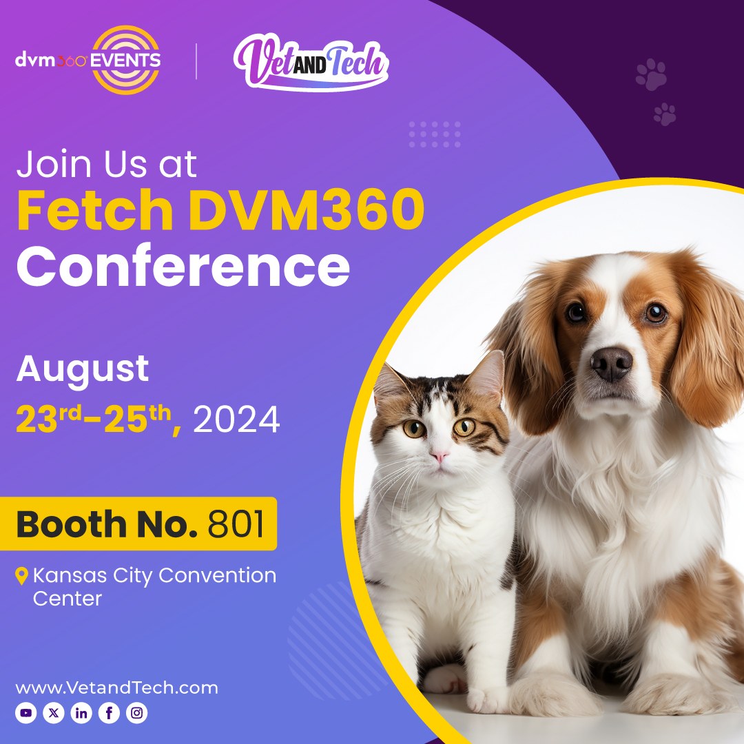 VetandTech's tweet image. Join Us at the Fetch DVM360 Conference!

We’re excited to invite you to connect with VetandTech at the Fetch DVM360 Conference.

Don’t miss this chance to explore innovative tools, expand your knowledge.

@dvm360 #FetchDVM360 #VetandTech #VeterinaryEducation #FreeCE #Growth