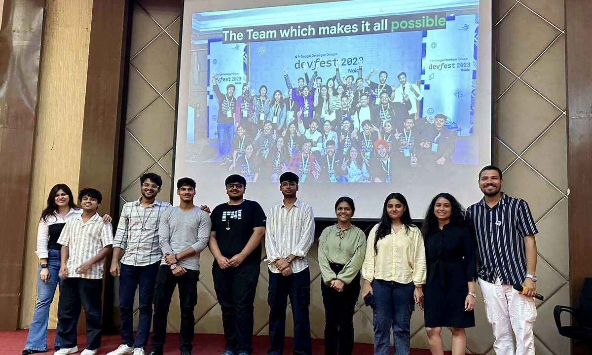 knowShubhangi's tweet image. Google I/O Extended Noida 💛

What’s better than a fast growing community? Seeing each and every one of them grow and succeed 🫶

The last 2 years with GDG Noida have been adventurous to say the least! 

Thank you GCET for helping us out with the venue ✨

#IOExtended #GDGNoida