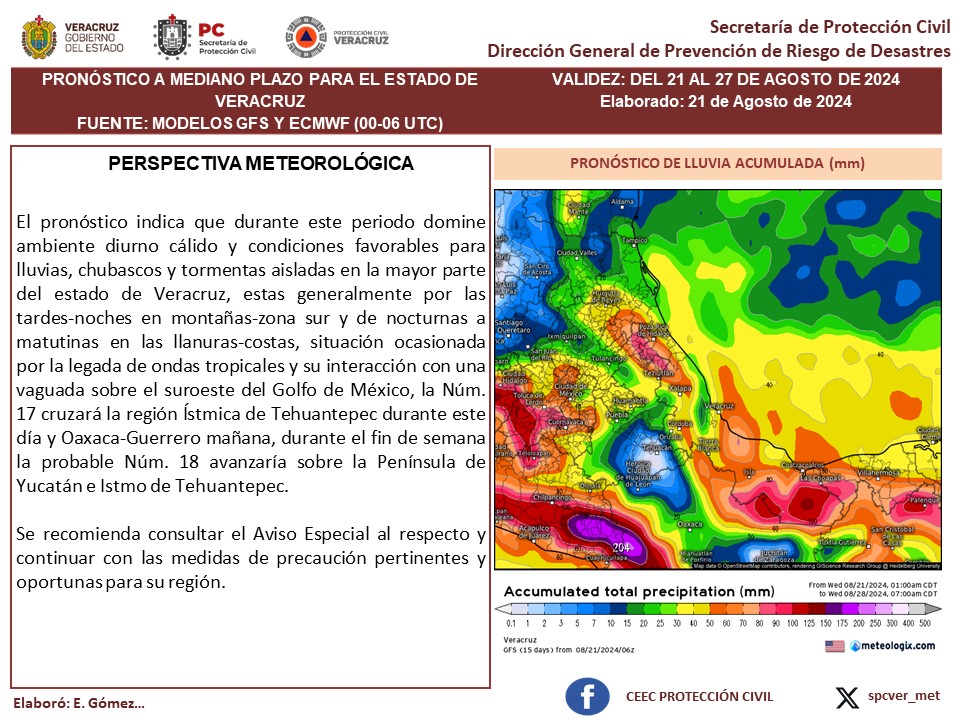 spcver_met's tweet photo. #BoletínSemanal, 21/08/2024 https://t.co/HlHsW0mbBK
