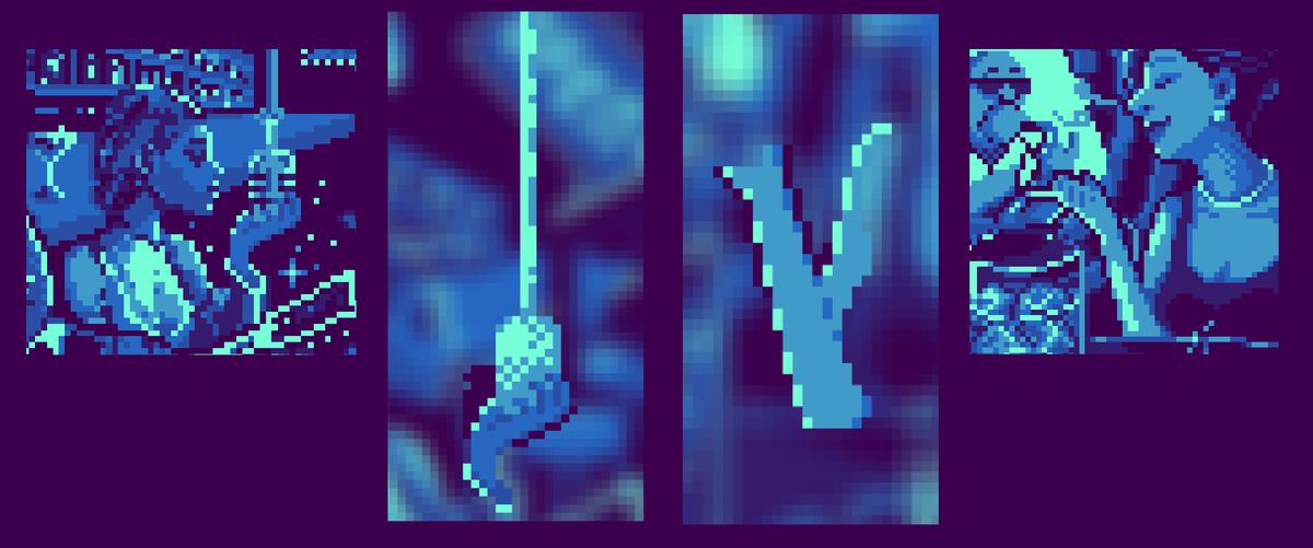 Anorako33's tweet photo. Day #377: Blues Music 💙🎵💙  
Microphone and arm contributed to two incredible drawings   
The second arm is in collaboration with @FrederickB_C who did a cool hand design!
Not long to my 70th day in Basepaint! https://t.co/7LXr0EChXj